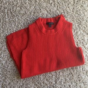 J Crew cable knit sleeveless sweater